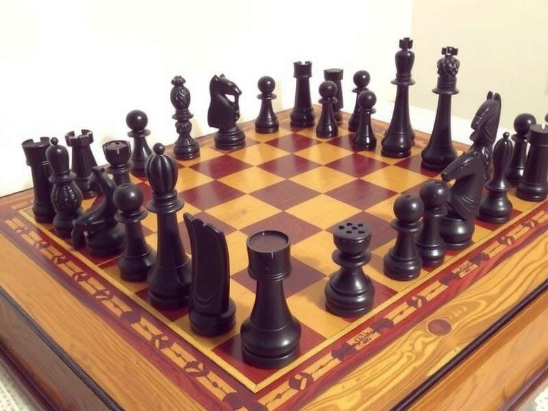 Colorful Bengali Chess Board with Intricate Designs Traditional Bengali Chess Board